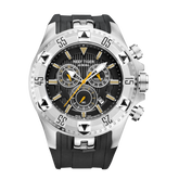 52mm Big Dial Men's Chronograph Quartz Multi-Function Waterproof Sport Watch - REEF TIGER Aurora RGA303